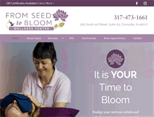 Tablet Screenshot of fromseedtobloom.com